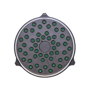 Click here to see Grohe 45663000 Grohe Round Spray Face Plate Assembly for 28196000 Relexa Fixed Head Shower, Dark Grey - 45663000
