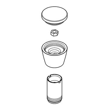 Click here to see Grohe 45919EN0 Grohe 45919EN0 Diverter Knob, Brushed Nickel