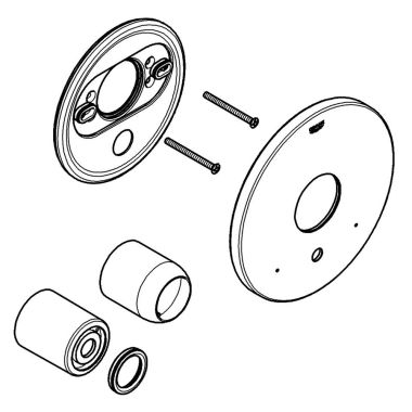 Click here to see Grohe 47642000 Grohe 47642000 StarLight Chrome Escutcheon