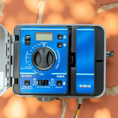 Click here to see Irritrol RD600-INT-R Irritrol Rain Dial-R Indoor Controller, 6-Station, 3-Program, LCD Display with Battery Backup - RD600-INT-R