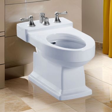 Click here to see Toto BT930B#01 Toto BT930B Cotton White Lloyd Vertical Spray Bidet