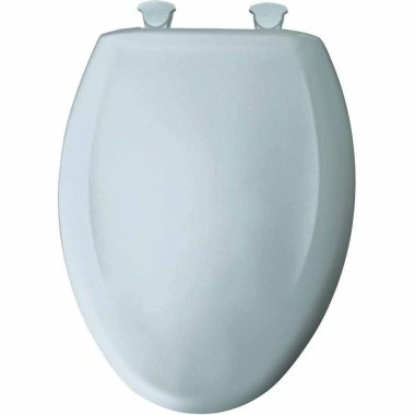 Click here to see Bemis 200SLOWT-174 Bemis 200SLOWT-174 Easy Close Round Plastic Toilet Seat - Blue Mist