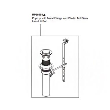 Click here to see Delta RP38958RB Peerless Venetian Bronze Pop-Up Drain Assembly - RP38958RB
