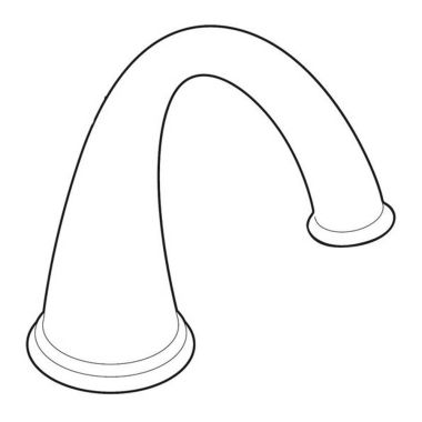 Click here to see Moen 116664P Moen 116664P Kingsley Spout Kit, Polished Brass