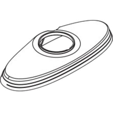 Click here to see Moen 118881P Moen 118881P Kingsley Deck Plate, Polished Brass