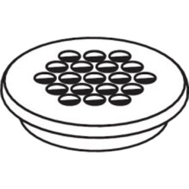 Click here to see Moen 125752P Moen 125752P Kingsley Grid Drain Cover, Polished Brass