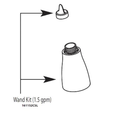 Click here to see Moen 161152CSL MOEN 161152CSL PART WAND KIT CSL 1.5GPM CLASSIC STAINLESS