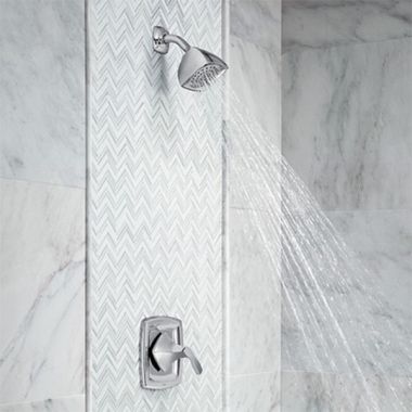 Click here to see Moen T2692 Moen Voss Posi-Temp Single-Handle Shower Faucet, One-Function, 2.5 GPM, Lever Handle, M-PACT, Chrome - T2692