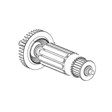 Click here to see Milwaukee 16-04-0185 Milwaukee 16-04-0185 230V Armature Assembly