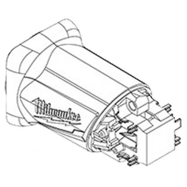 Click here to see Milwaukee 31-50-0695 MILWAUKEE 31-50-0695 RAT TAIL MOTOR HOUSING