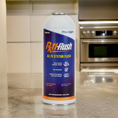Click here to see Nu Calgon X7870 Nu-Calgon X7870  Rx11-Flush Solvent for Flushing Refrigeration and Air Conditioning Systems (flushes 3-4 tons), 1 Lb. Canister - 4300-09