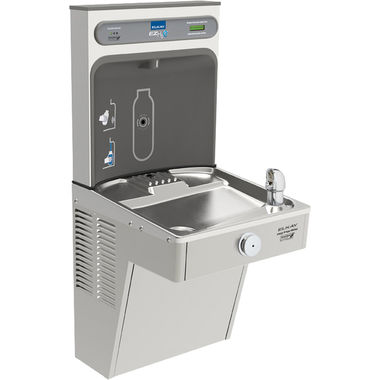 Click here to see Elkay LVRCGRN8WSK Elkay LVRCGRN8WSK - EZH2O Bottle Filler w/ Single High Efficiency Vandal-Resistant Cooler - Filtered, 8 GPH, Stainless