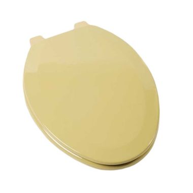 Click here to see Jones Stephens C014WD53 Jones Stephens C014WD53 Harvest Gold Elongated Wood Toilet Seat