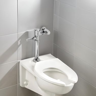 Click here to see American Standard 2257.101.020 American Standard Afwall Top Spud Elongated Wall-Hung Toilet Bowl, Vitreous China, White - 2257.101.020