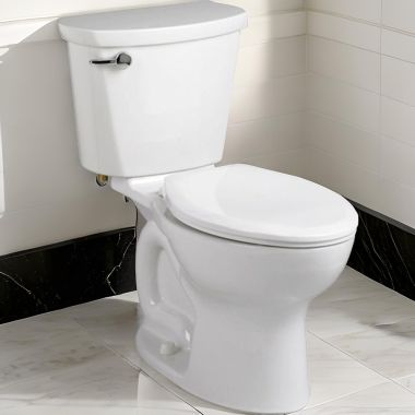 Click here to see American Standard 215CB.104.020 American Standard Cadet PRO Two-Piece Toilet, Elongated, Less Seat, Standard Height, 1.28 GPF, White - 215CB.104.020