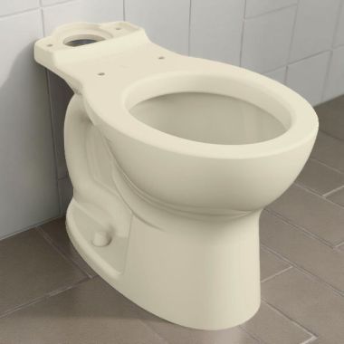 Click here to see American Standard 3517D.101.021 American Standard Cadet PRO Round Toilet Bowl Only, Standard Height, PowerWash, Vitreous China, Bone - 3517D.101.021