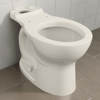 Click here to see American Standard 3517D.101.222 American Standard Cadet PRO Round Toilet Bowl Only, Standard Height, PowerWash, Vitreous China, Linen - 3517D.101.222