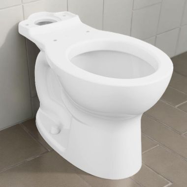 Click here to see American Standard 3517D.101.020 American Standard Cadet PRO Round Toilet Bowl Only, Standard Height, PowerWash, Vitreous China, White - 3517D.101.020