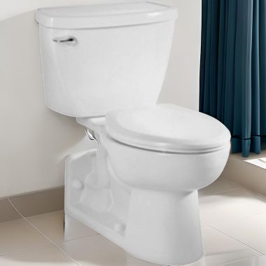 Click here to see American Standard 2876.100.020 American Standard Yorkville Two-Piece Pressure-Assisted Toilet, Less Seat, Elongated, Right Height, 1.1 GPF, White - 2876.100.020