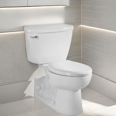 Click here to see American Standard 2876.016.020 American Standard Yorkville Two-Piece Pressure Assisted Toilet, Less Seat, Elongated, Standard Height, 1.6 GPF, White - 2876.016.020