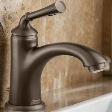 Click here to see American Standard 7415.101.224 American Standard Portsmouth Monoblock Lavatory Faucet with Metal Speed Connect Pop-Up Drain, 1.5 GPM, WaterSense, Single-Lever Handle, Lead Free, Oil-Rubbed Bronze, Brass - 7415.101.224