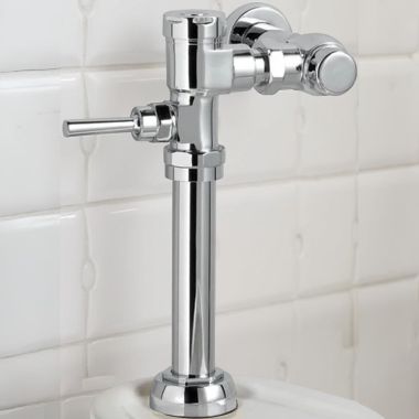 Click here to see American Standard 6047.161.002 American Standard Ultima Manual Toilet Flush Valve, 1.6 GPF, Chrome - 6047.161.002
