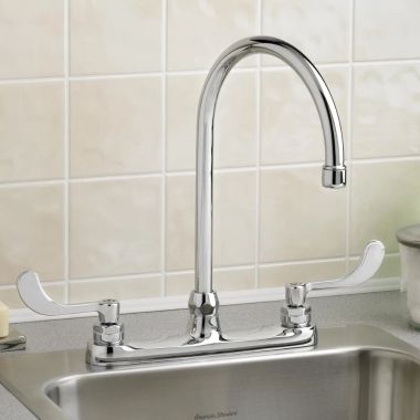 Click here to see American Standard 6409.170.002 American Standard Monterrey Two-Handle Top Mount Kitchen Faucet w/ 8