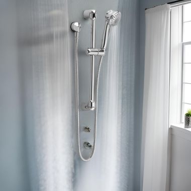 Click here to see American Standard 1660.628.002 American Standard Traditional 5-Function Complete Hand Shower Kit, 2.5 GPM, Polished Chrome - 1660.628.002 