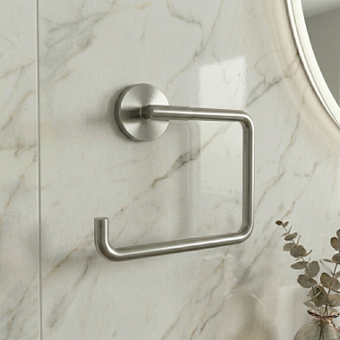 Click here to see Delta 759460-SS Delta Trinsic Wall Mounted Towel Ring, Stainless - 759460-SS