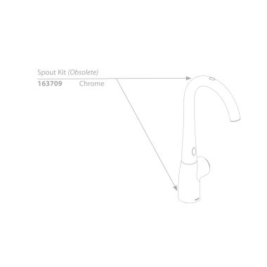 Click here to see Moen 163709 Moen 163709 Arbor With Motionsense Spout Kit