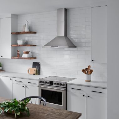 Click here to see Broan FXNE56SS Broan-NuTone Non-Ducted Flue Extension for B56 or B57 Range Hoods in Stainless Steel - FXNE56SS