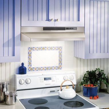 Click here to see Broan 433004 Broan-NuTone 30-Inch Convertible Under-Cabinet Range Hood, 260 CFM, Stainless Steel - 433004