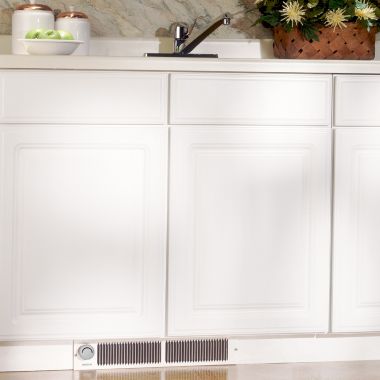 Click here to see Broan 112 Broan-NuTone Kickspace Heater with Built-In Thermostat, White - 112