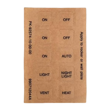 Click here to see Broan S990712044 Broan-NuTone Labels for 2, 3 and 4-Function Wall Decorator Controls - S990712044