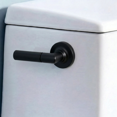 Click here to see BRIZO 696275-BL Brizo Odin Side Mount Flush Lever, Matte Black - 696275-BL