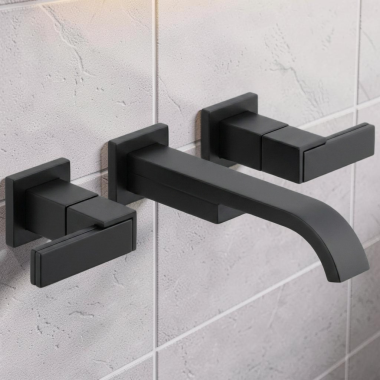 Click here to see BRIZO HL5880-BL Brizo Siderna Lever Handle Kit for Wall-Mount Lavatory Faucet, ADA, Matte Black - HL5880-BL