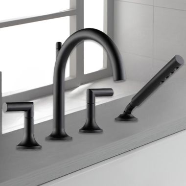 Click here to see Brizo T67475-BL Brizo T67475-BL Odin Roman Tub Trim with Handshower