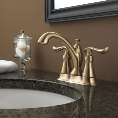Click here to see Delta 2594-CZMPU-DST Delta Linden Champagne Bronze Lavatory Faucet for 4