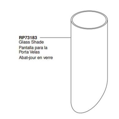 Click here to see Brizo RP73183 Brizo RP73183 Odin Glass Shade