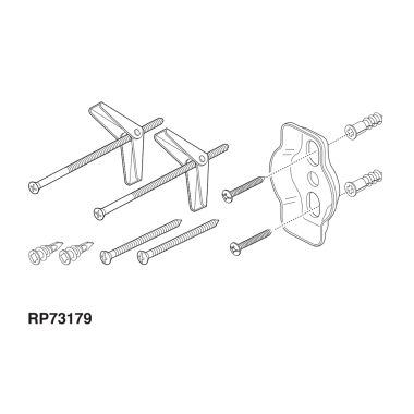 Click here to see Brizo RP73179 Brizo RP73179 Odin Mounting Plate And Hardware