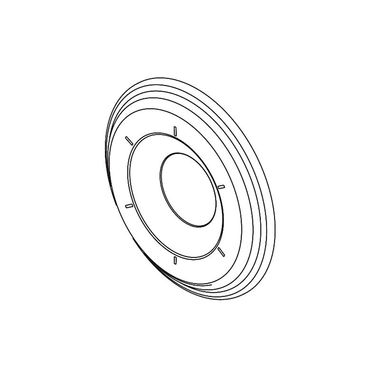 Click here to see Delta RP72560 Delta RP72560 Chrome 6-Setting Diverter Escutcheon - Replacement Part