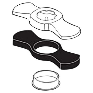Click here to see Delta RP61046PT Delta RP61046PT Addison Escutcheon and Gasket Assembly