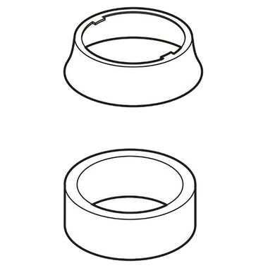 Click here to see Delta RP50389AR Delta RP50389AR Pull-Out Kitchen Faucet Escutcheon and Gasket Assembly