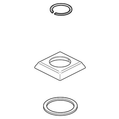 Click here to see Delta RP52661PT Delta RP52661PT Dryden Series Handle Base Assembly