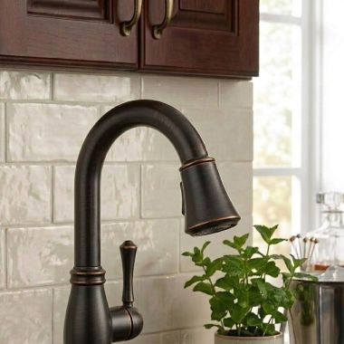 Click here to see Delta RP72681RB Delta Spout Assembly for Cassidy 9197TL Kitchen Faucet & 9997TL Bar/Prep Faucet, Venetian Bronze - RP72681RB