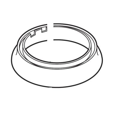 Click here to see Delta RP72683 Delta Cassidy Chrome Base Ring for Cassidy Series Kitchen Faucets - RP72683