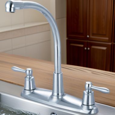 Click here to see Pioneer 2LG230-SS Pioneer Legacy Two Handle Kitchen Faucet, Stainless Steel - 2LG230-SS