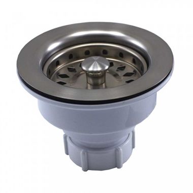 Click here to see Jones Stephens B02401 Jones Stephens B02401 Brushed Stainless Sink Basket Strainer