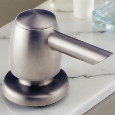 Click here to see Delta RP44651SS Delta Soap / Lotion Dispenser Assembly, Stainless - RP44651SS