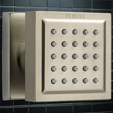 Click here to see Brizo 84121-BN Brizo Essential Series Square Body Spray, Touch-Clean, 1.75 GPM, Brilliance Brushed Nickel - 84121-BN